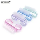 Кисть для ногтей с ручкой для удаления пыли и порошка, 10 шт.лот