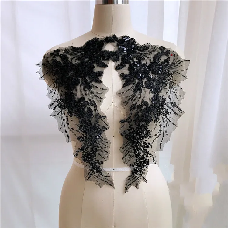 2 шт./1 пара Кружевная аппликация для свадебного платья|Заплатки| |