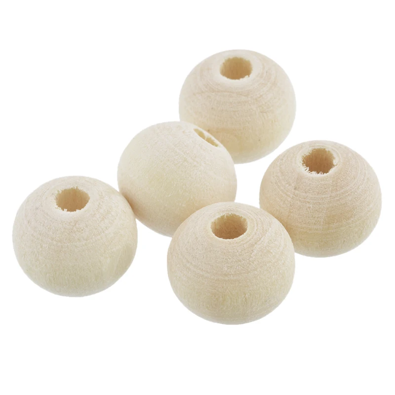 21 16mm 100PC LASPERAL 100 шт. деревянные бусины смешаны в случайном порядке, барабан узор деревянный бисер с большим отверстием бусины браслет шарма "сделай сам" для изготовления ювелирных изделий 11x12 мм - Цвет: 21 16mm 100PC