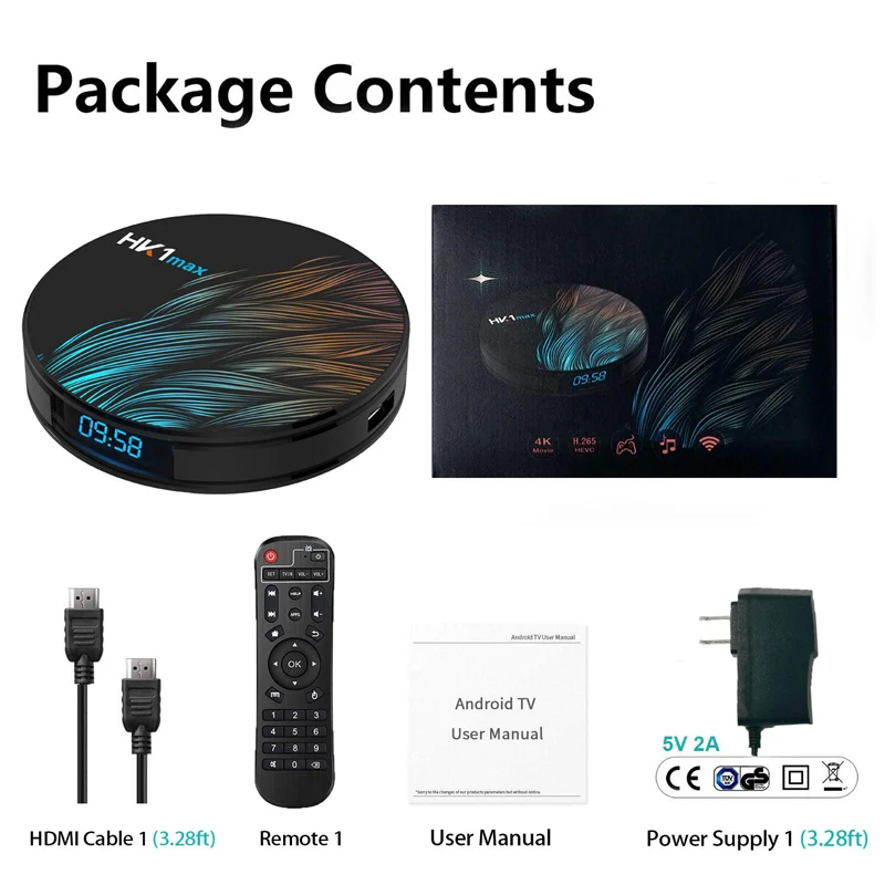 JKING HK1 Max Smart tv Box Android 9,0 4 Гб 64 Гб RK3328 1080p 4K Wifi Netflix телеприставка медиаплеер 2G 16G Android Box 9,0