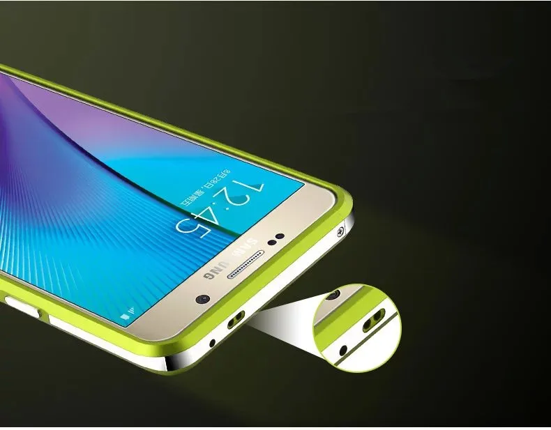 Роскошный роскошный бампер TX для Samsung galaxy Note 5 N9200 N920F алюминиевый защитный чехол
