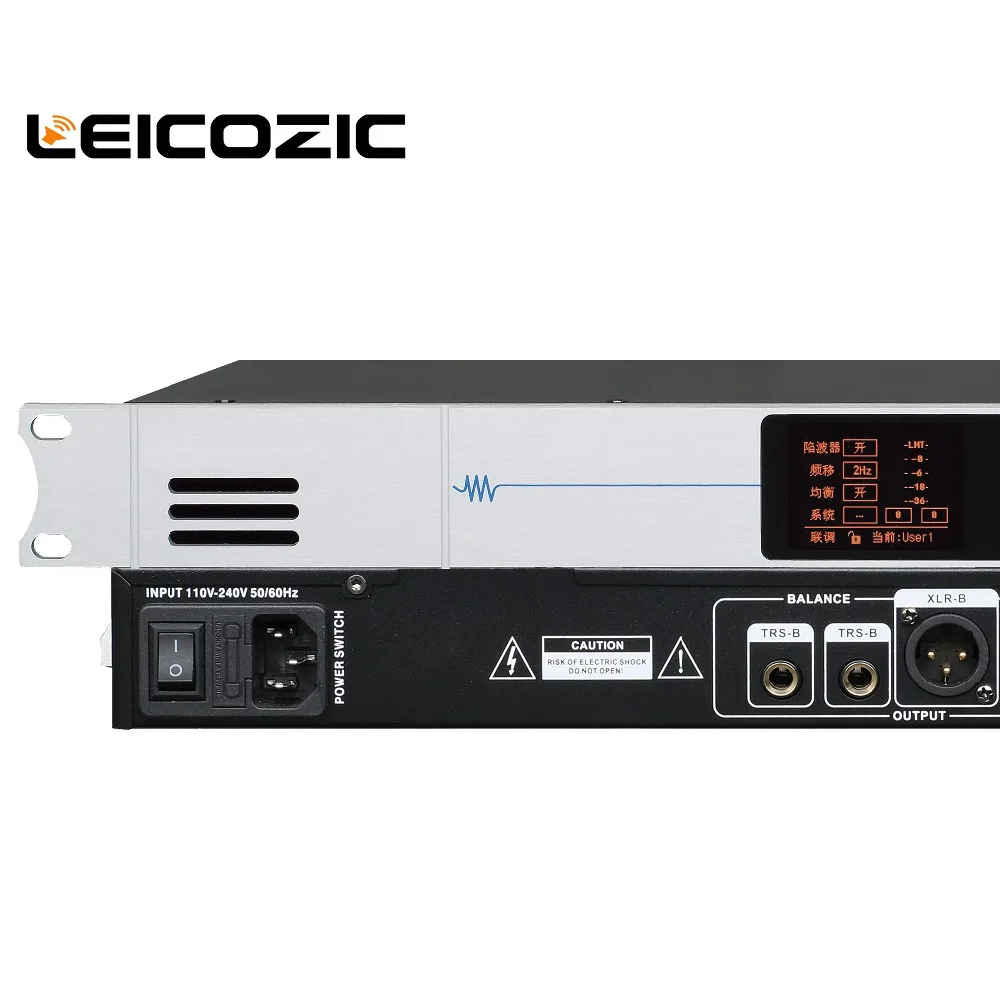 Leicozic DFR-300S цифровой отзывы подавитель с USB, ПК программное обеспечение управления dsp аудио Профессиональный этап аудио отзывы Разрушитель