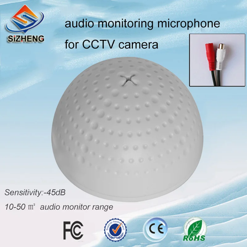 SIZHENG COTT QD20S потолочный аудио CCTV Микрофон Мини Звуковой Монитор для систем