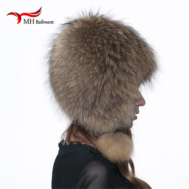 Женская зимняя меховая шапка из натурального Лисьего меха вязаная серебристого