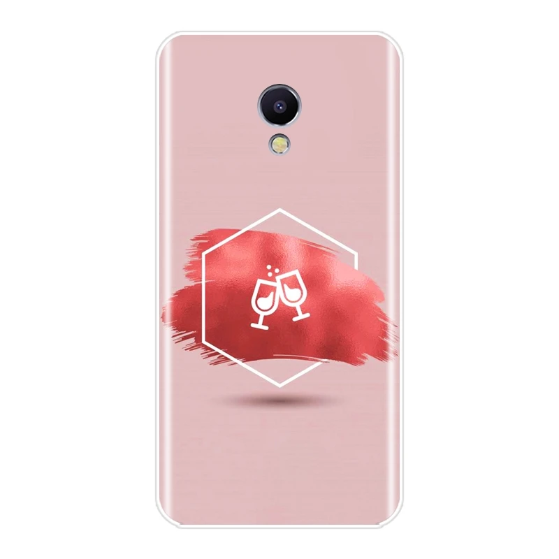 Задняя крышка для Meizu M2 M3 M3S M5 M5C M5S M6 M6S M6T Мягкий силиконовый чехол телефона с