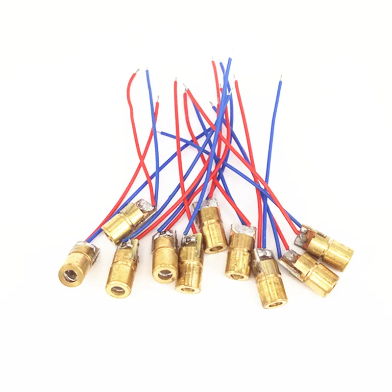 10 шт. 3 в лазерная головка Лазерная Диодная точка медные полупроводниковые