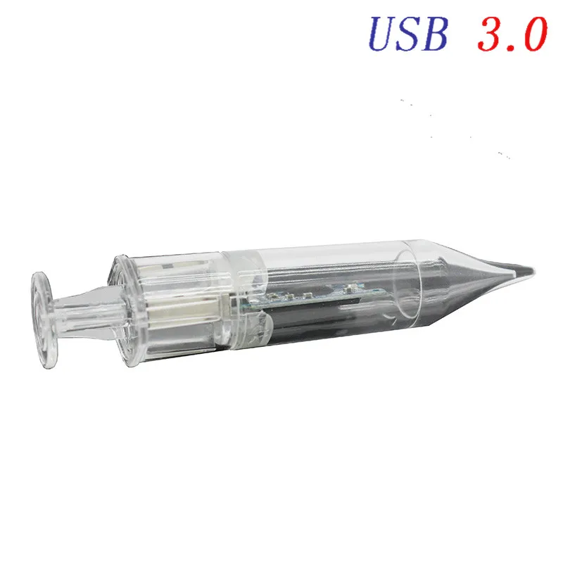 A SHANDIAN USB 3,0 Внешняя память медицинский шприц Флешка 4 ГБ 8 ГБ 16 ГБ 32 ГБ 64 Гб карта памяти U диск - Цвет: A