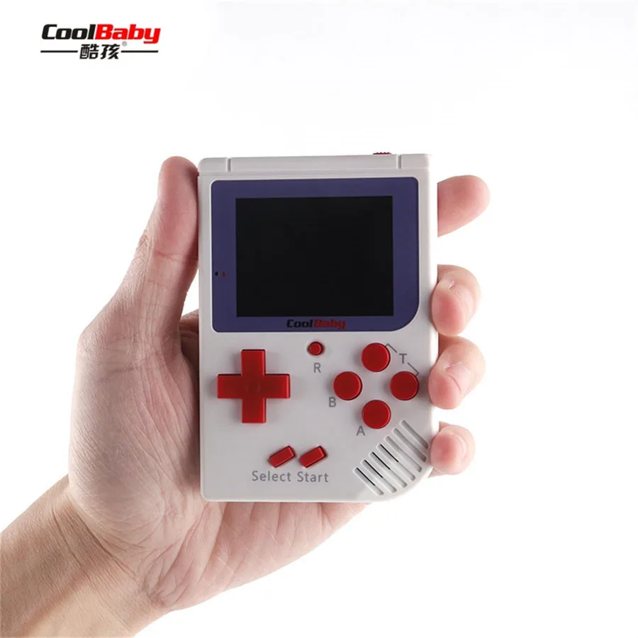 Портативная мини портативная игровая консоль Coolbaby в стиле ретро 8 бит 2 0 дюйма