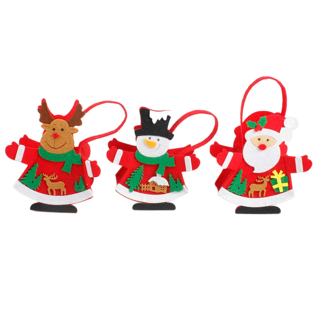 6 шт. Рождественский Подарочный мешок Санта Снеговик Олень Тип рождественское