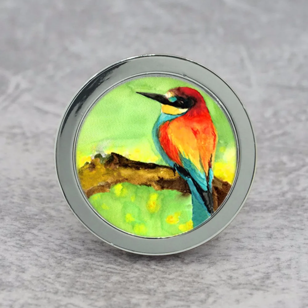 Ручки для шкафа Art Birds/ручки ящиков ручной работы/кухонная фурнитура Ручка