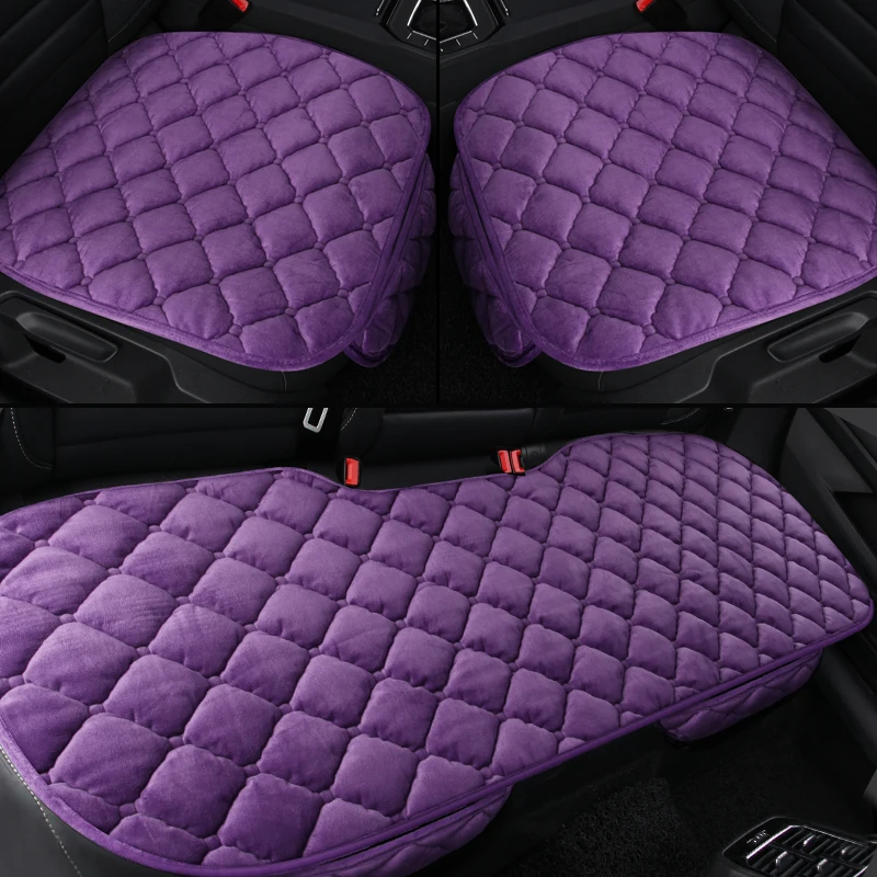 Льняная ткань чехол для сиденья автомобиля четыре сезона Передняя Задняя