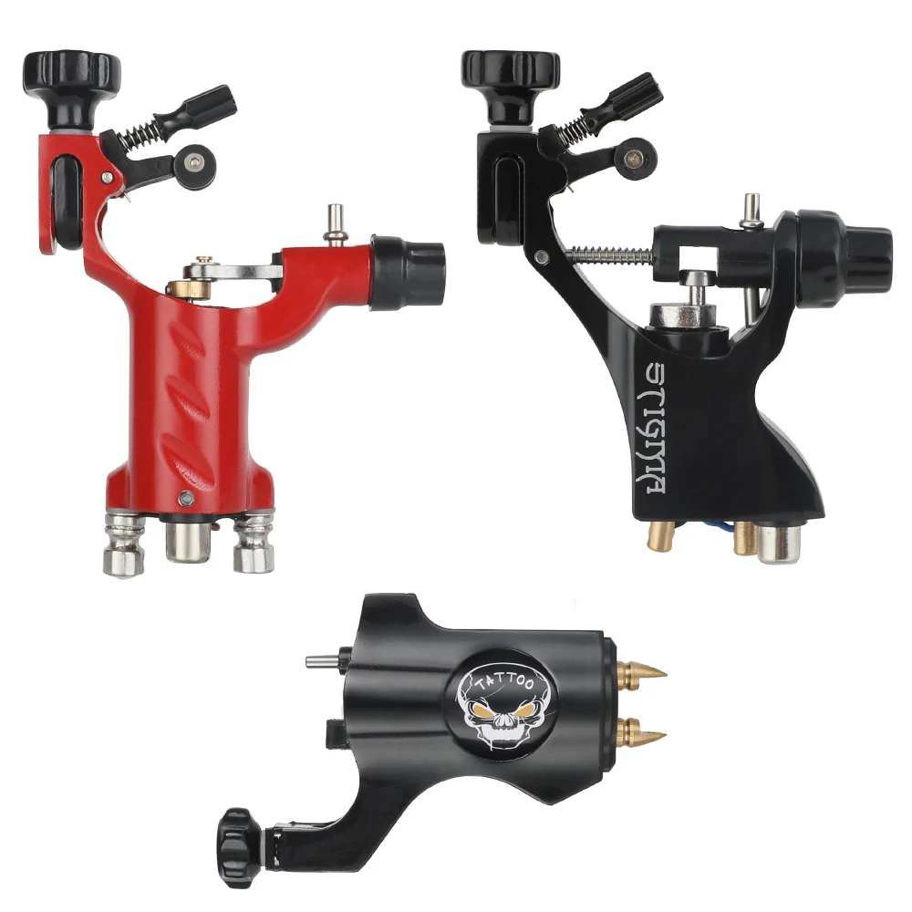 Клеймо татуировки Полный тату набор 3 Pro микроблейдинг Ротационная Машина