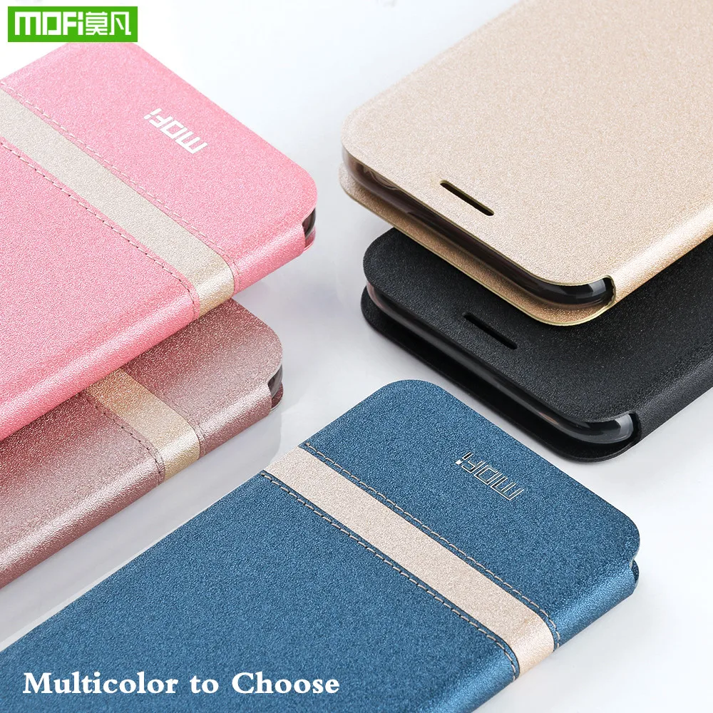 

MOFi Case for Xiaomi Redmi 5 Plus Cover for Redmi 5 Flip PU Leather Coque for Xiomi Mi Redmi5 Plus Housing Silicone TPU