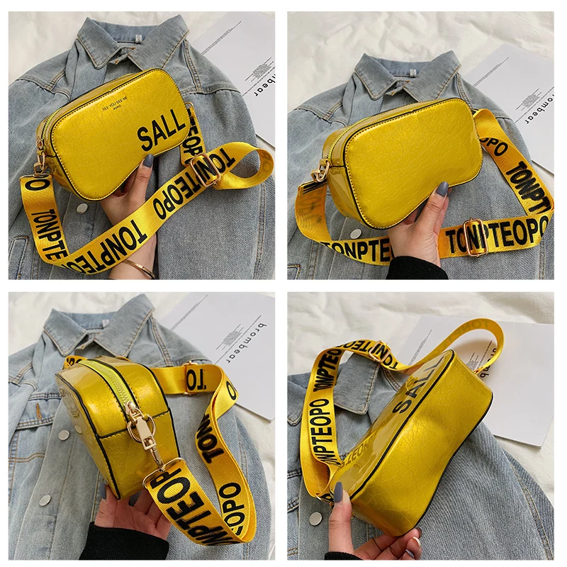 Роскошная женская сумка Для женщин сумки для 2019 плеча Crossbody мешок O желтые летние