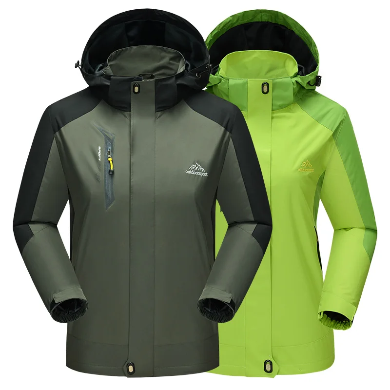 Ветровка с капюшоном для мужчин и женщин спортивная водонепроницаемая