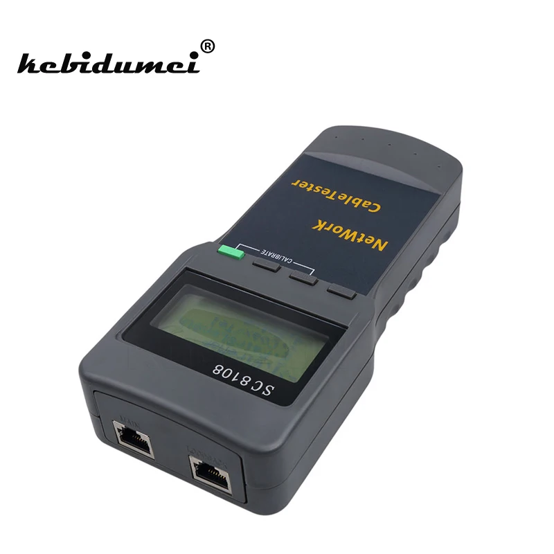 Kebidumei Беспроводной сетевой тестер Портативный SC8108 Многофункциональный ЖК