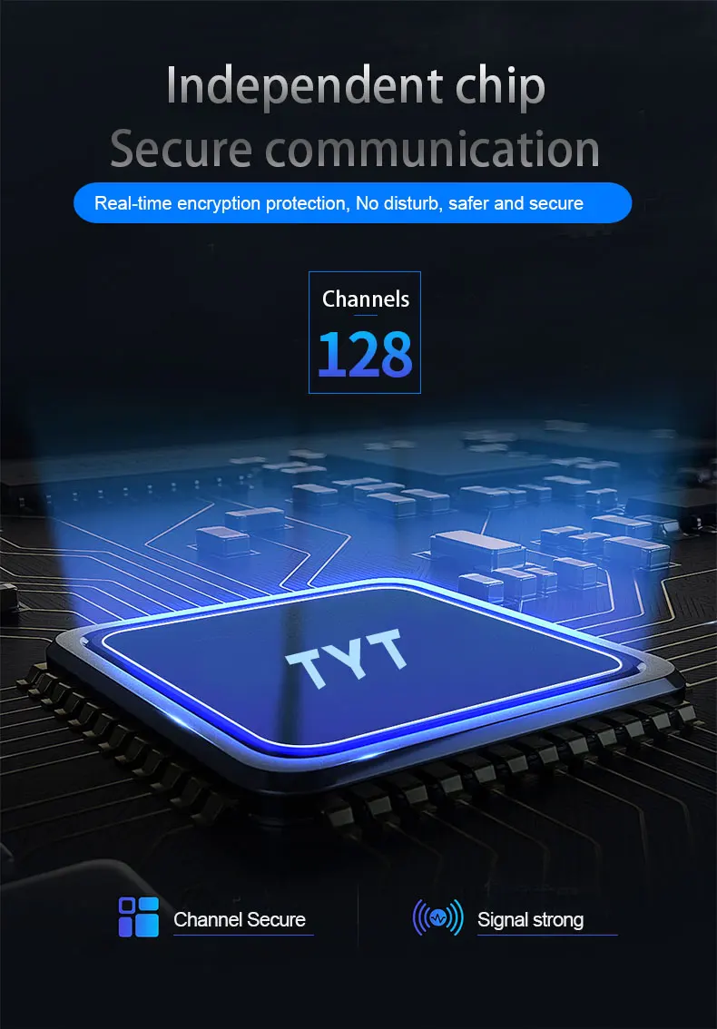 TYT TH-350 Tri-Band Tri-display 136-174 МГц 220-260 МГц 400-470 МГц мощный радио 128 каналов хранения группа вызова рация