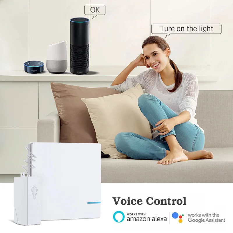 WiFi беспроводной светильник с дистанционным управлением Tuya Smart Life RF настенный выключатель водонепроницаемый Alexa Echo Google Home Голосовое управление