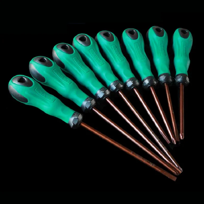 LAOA 6pcs магнетический Набор отверток инструментов для ремонта бит Phillips и щелевые