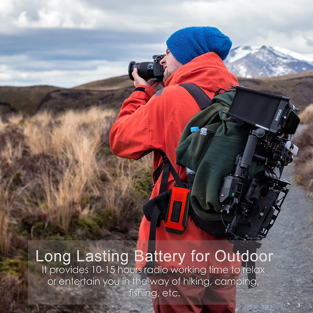 Прочный Солнечный радио Ручной Генератор NOAA аварийное зарядное устройство для