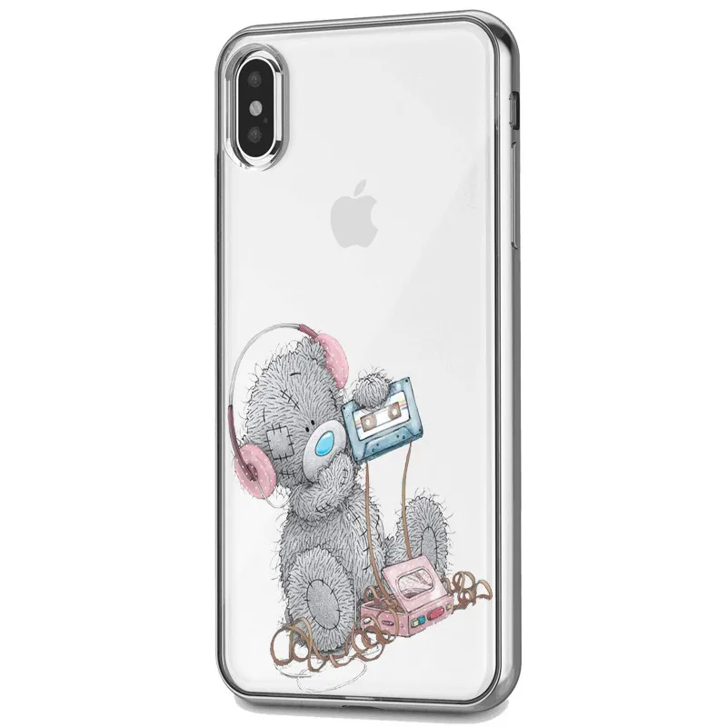 silicone phone case For iphone XS Max Tatty Teddy Me To You Bear Phone Covers iPhone 11Pro 5 SE 6S 7 8plus XR | Мобильные телефоны