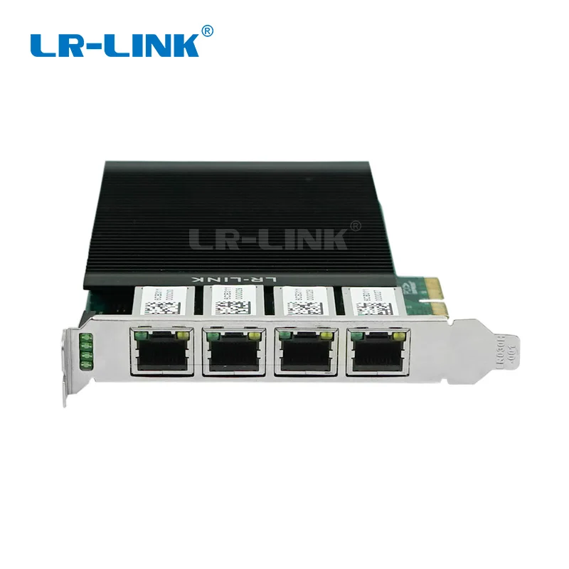 LR LINK 2004PT POE Quad Порты и разъёмы + гигабитный Ethernet RJ45 Grabber рамки промышленная плата PCI