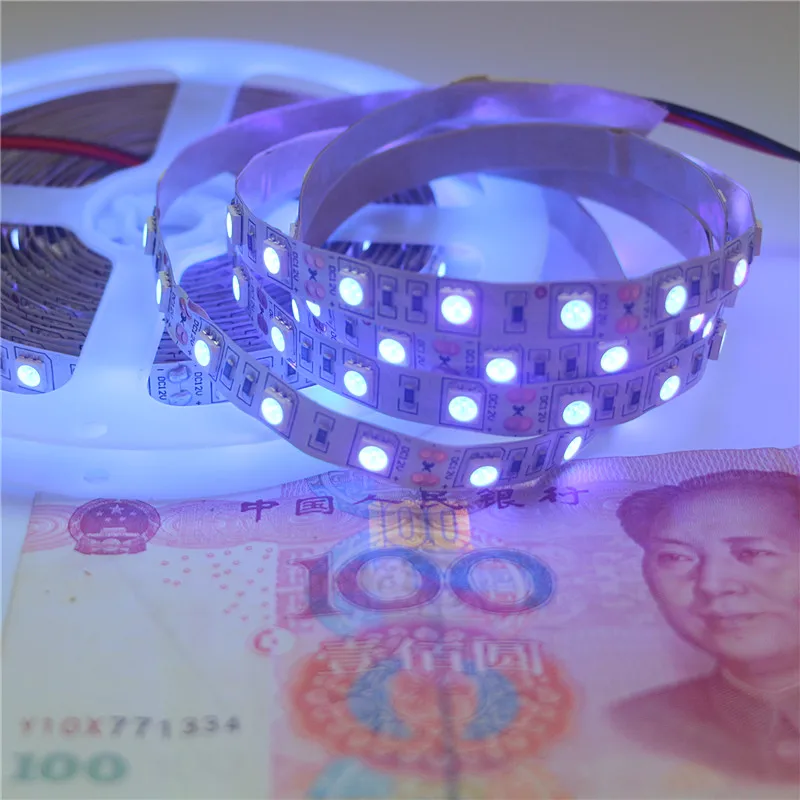 Светодиодный УФ полосный светильник 5050 SMD 60 светодиодный s/m 395 405nm