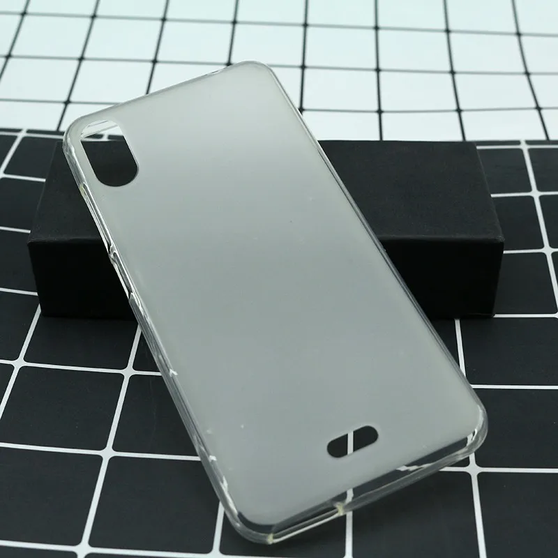 Transparent TPU Мягкий силиконовый чехол для телефона чехол для Wiko View 2 Go 5,93 дюймов TPU модный цветной узор окрашенный прозрачный чехол - Цвет: Transparent TPU