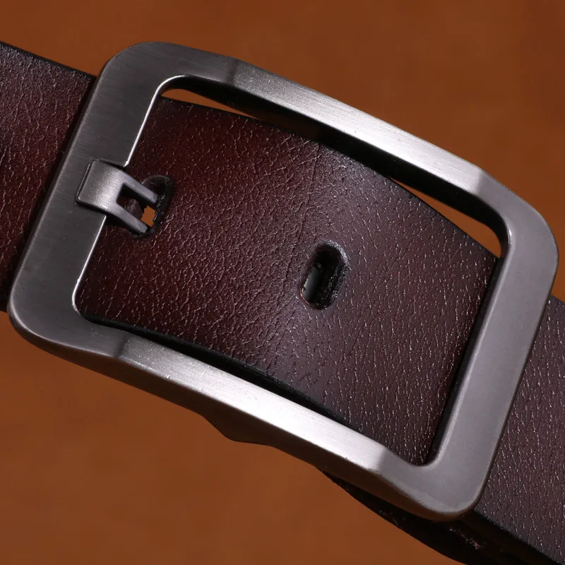 Ремень мужской из 100% натуральной воловьей кожи роскошный ковбойский брендовый