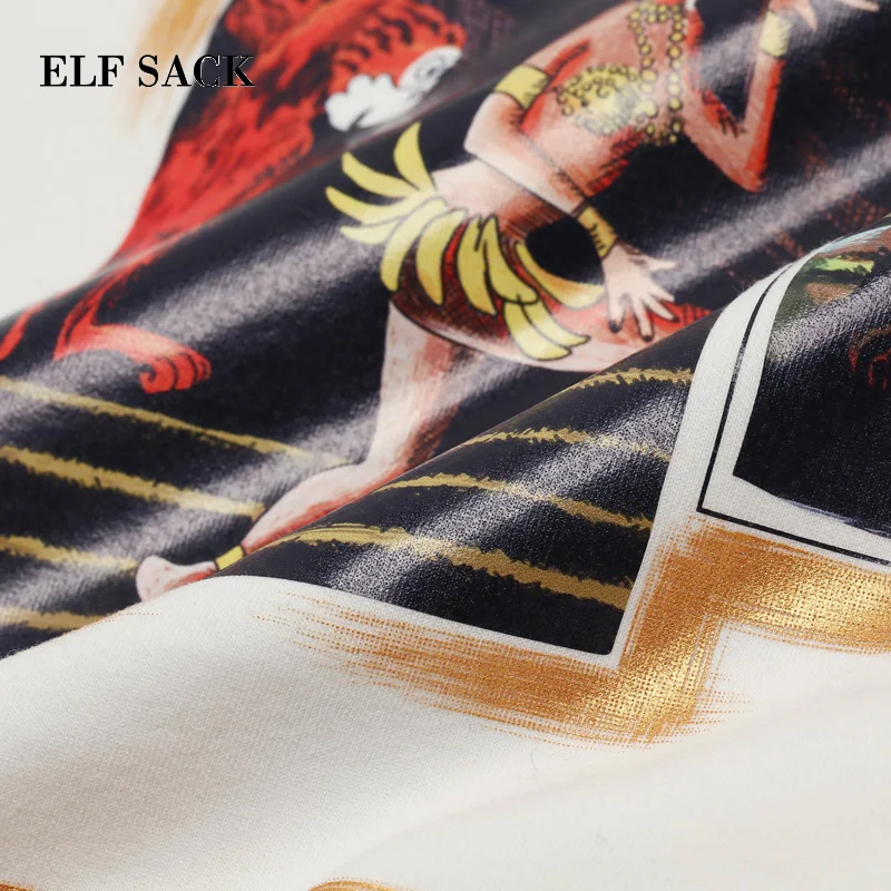 Женские хлопковые свитшоты ELF SACK повседневные трикотажные пуловеры с круглым