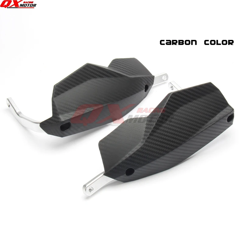 Carbon color Алюминий Handguard рук охраняет для KTM duke 390 690 offroad мотоциклов SX SXF кроме XC EXC-F 125-530 м мотокросс - Цвет: Carbon color