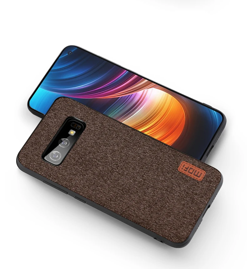 Для samsung S10 Plus чехол MOFI для samsung Galaxy S10 тканевый чехол-накладка для samsung S10E Full cover S10+ деловой чехол