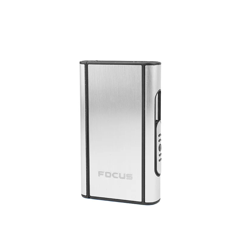 Новый карманный чехол для сигарет матовая алюминиевая коробка металлический