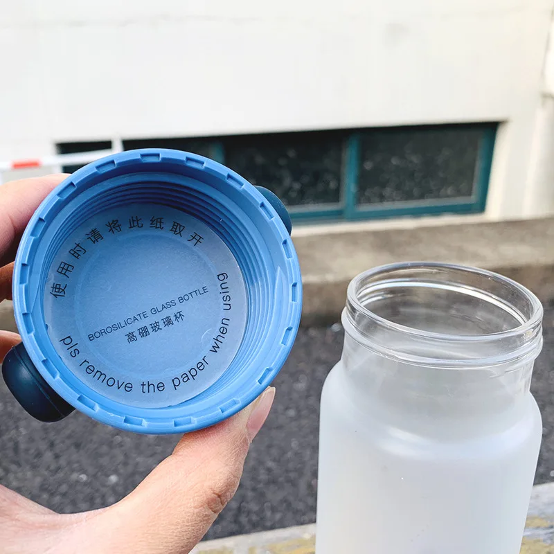 BearPaw бокал с высоким бором креативные бутылки для воды буквенным принтом сока чая