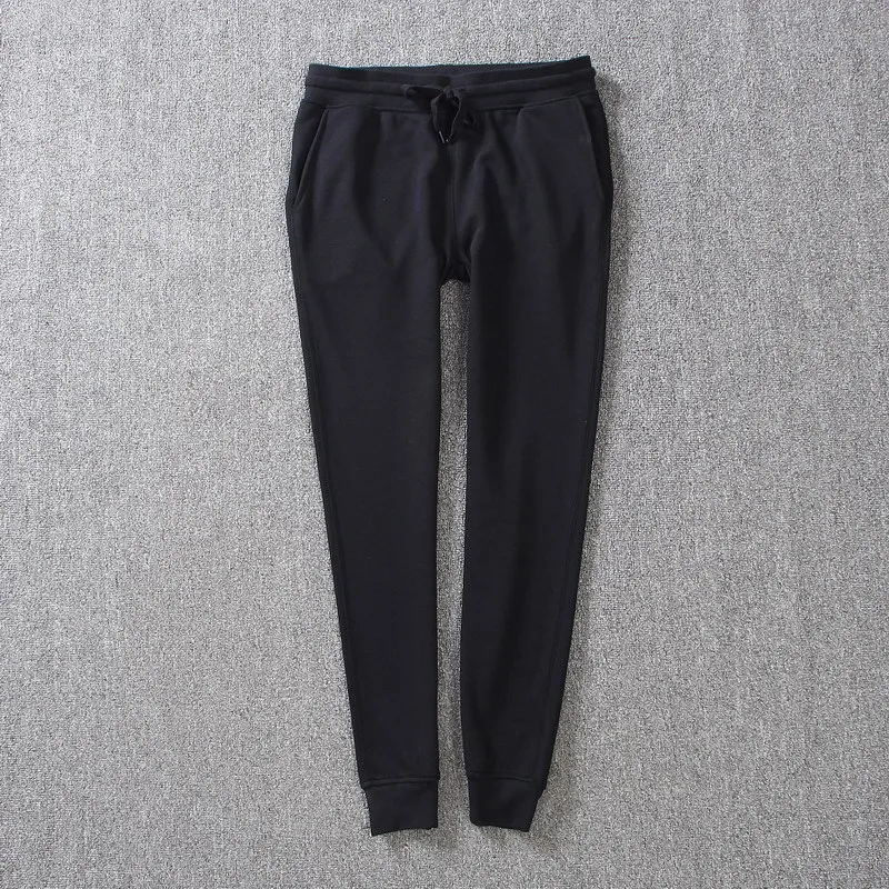Высокое качество весна/осень модные женские хлопковые черные/серые штаны мягкие