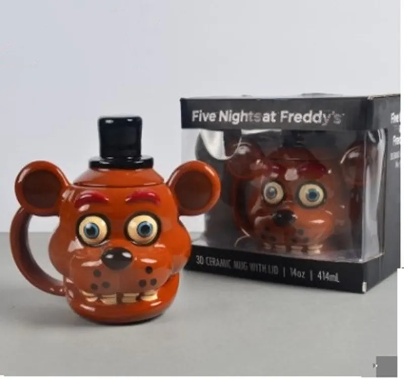 Европейская креативная керамическая кружка аниме Five Night At Freddy кукла мультяшная