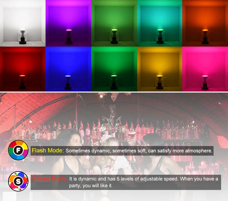 Точечная Светодиодная лампа RGB GU10 8 Вт RGBW RGBWW GU10 Led 220 в 110 В RGB прожектор Bombillas Led GU 10 16 цветов с пультом дистанционного управления