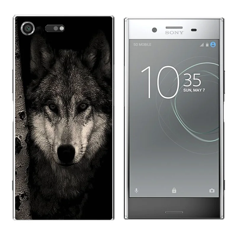 Новый чехол для Sony Xperia XZ Премиум мягкий ТПУ с ботаническим принтом Premium G8141 G8142