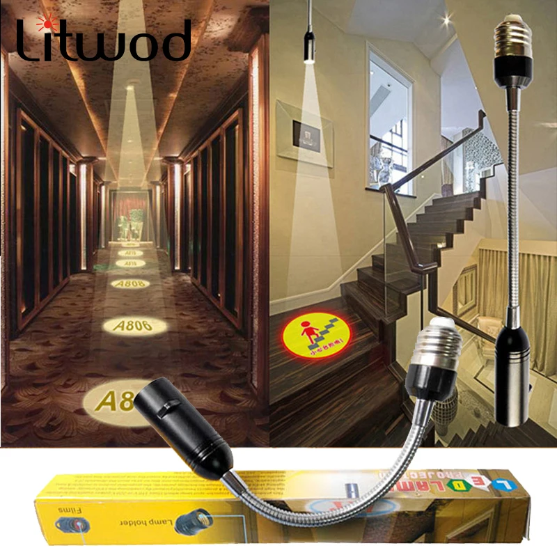 Litwod Z20 светодиодный Лампа проектора рекламы освещения логотип 110 v 220 E27 бар отеля