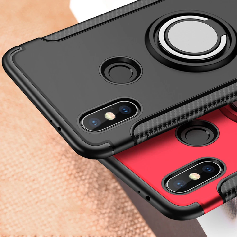 Магнитный чехол для телефона Redmi 4A 4X 5 Plus Note 3 4 5A Pro Xiaomi A1 5X 6X 6 8 SE Mix 2 Чехлы с кольцом