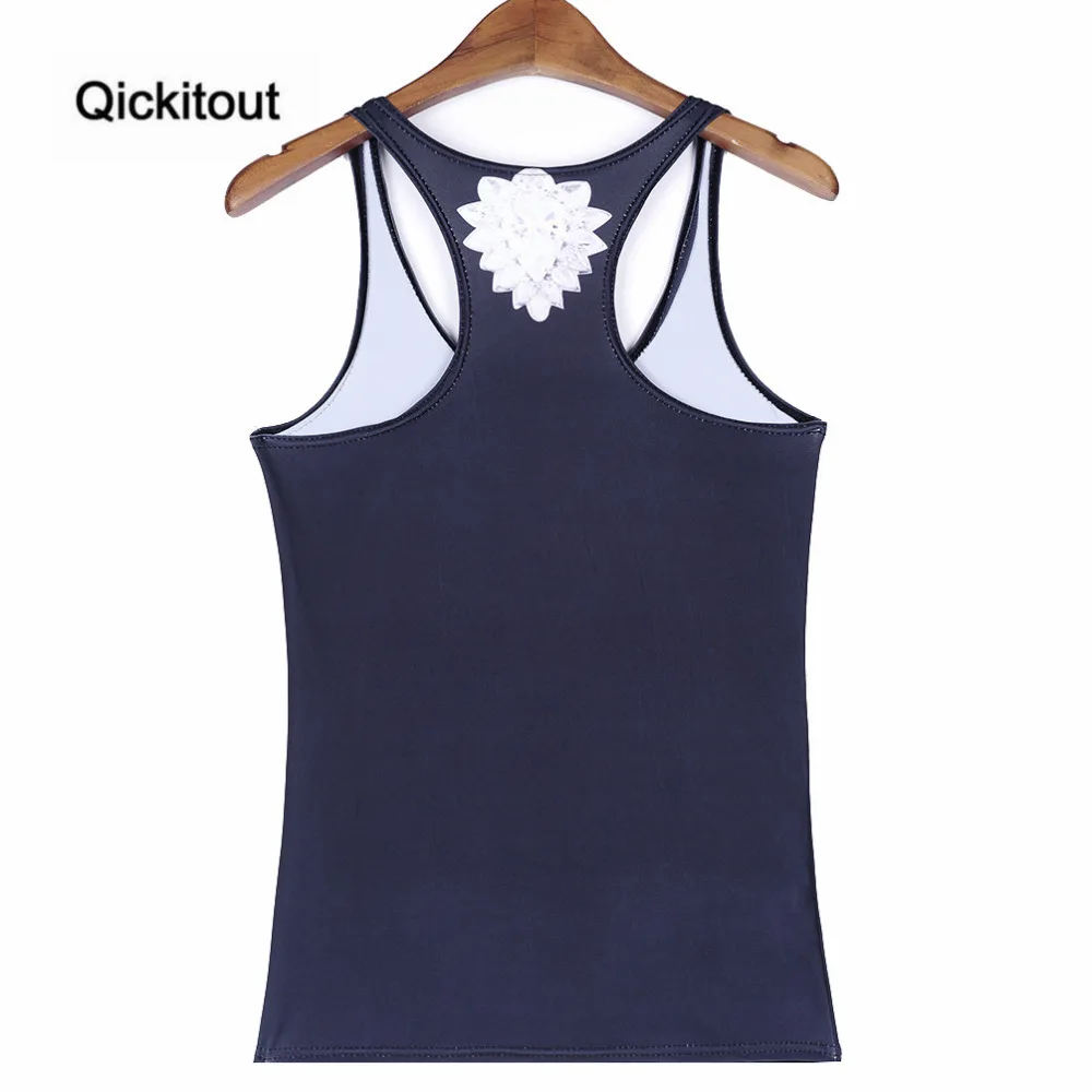 Женские Блузки без бретелек Qickitout рукавов с цифровым принтом повседневные