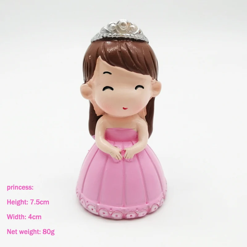 1 комплект принцесса полимерная для торта Топпер Свадебные украшения выпечки