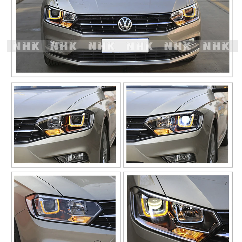 Фары автомобиля фары высокой лайнер лампы обновления для Bora 16 без повреждений HID