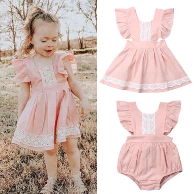 Летнее кружевное платье для девочек-подростков комбинезон летняя одежда | Мать и