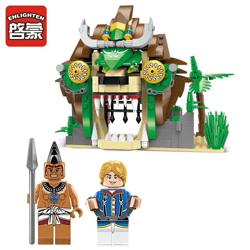 Просветите пиратский учебный корпус Конструкторы Игрушечные лошадки для детей