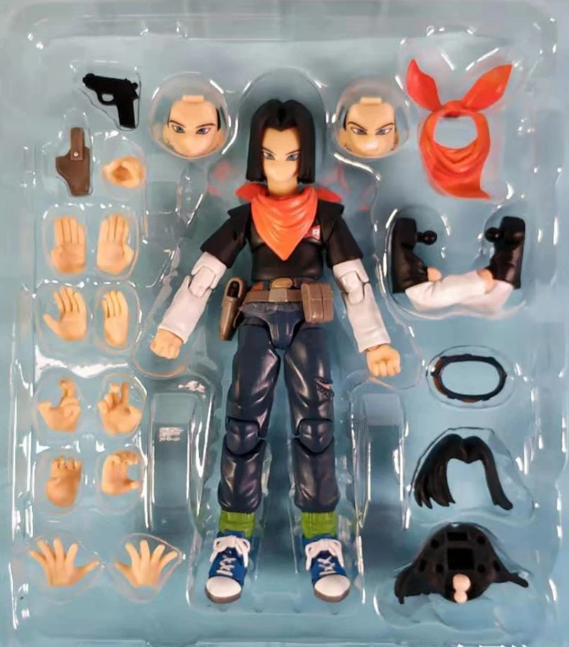 WSTXBD Dragon Ball Z игрушечные фигурки из игры Dragon Ball DBZ(“СВЧ Android № 17 № 18 фигурку Figurals Игрушечная модель куклы игрушки