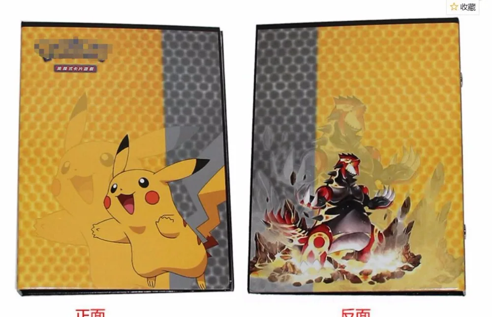 Коллекция жесткой обложки альбом Pokemon cards книга Пикачу топ загруженный список
