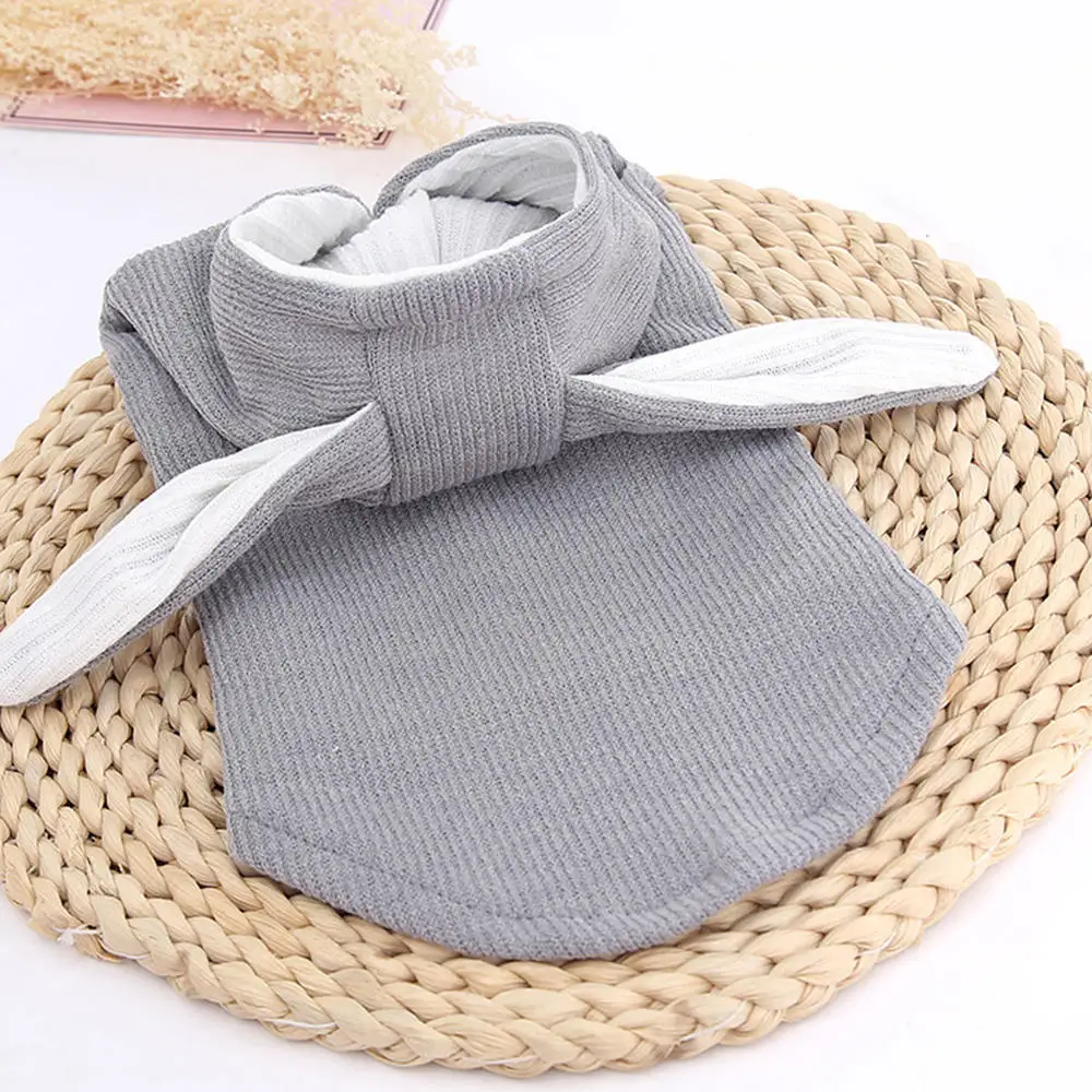 Rabbit Ear Sweater Dog Than Bear Teddy Law Fighting Cat Clothes Pet Autumn And Winter Spring Summer Thin Section |