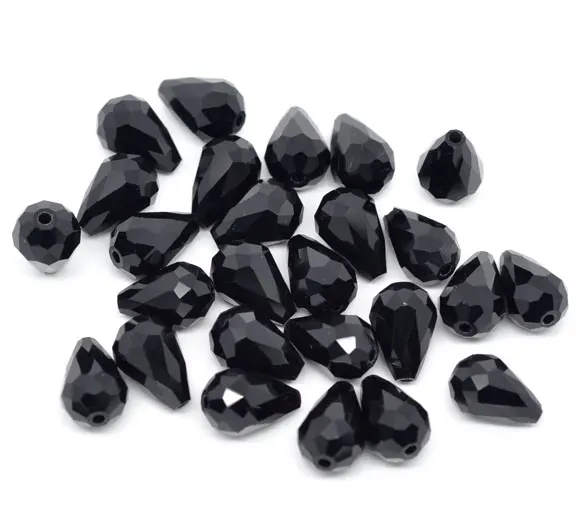 FUNIQUE Кристалл бусины ювелирные изделия 50 шт ограненные капли Бусины 1 мм