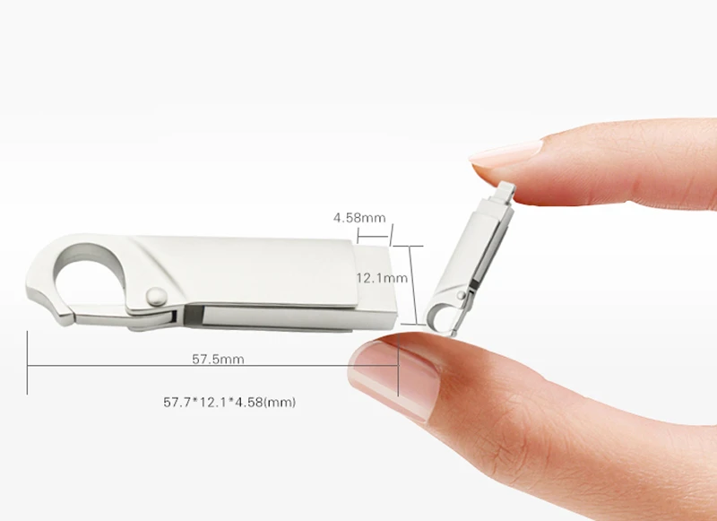 Металлический USB флеш-накопитель, портативная карта памяти, подарок, U диск, OTG, флеш-накопитель для iphone X 7 8 6Plus 6S 5S 5C iPad Mini Air 2
